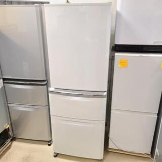 516売約済み❌大阪府無料配送■2014年製 三菱 335L 3ドア冷蔵庫 自動製氷あり