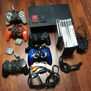 【ソニー PS2 本体セット SCPH-30000】ブラック【動...