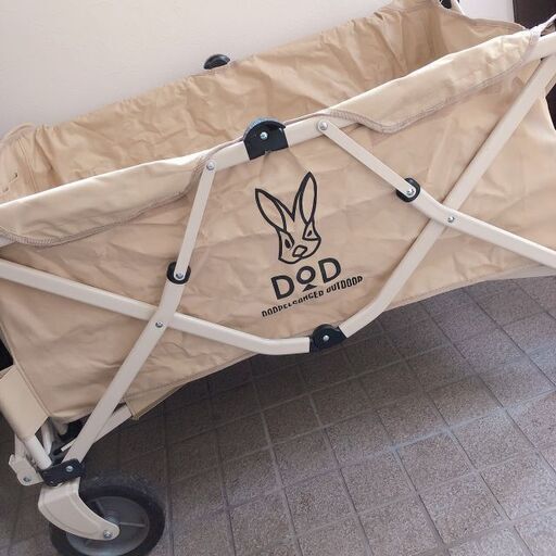 決まりました。DOD キャリーワゴン　キャンプ　アウトドア　