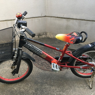 お取引中　カーズ マックィーン 16㌅ 子供用自転車　補助輪&ス...