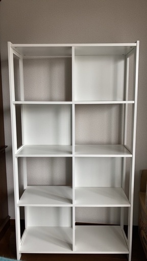 【購入者確定済】ニトリ 収納棚 オープン本棚(クアドリ 81WH)