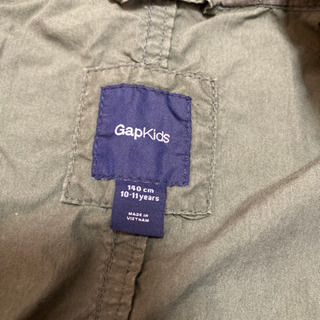 カーキ　ロングジャケットの画像