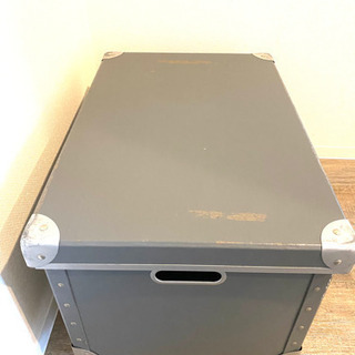 無印良品　硬質パルプボックス・フタ式・ストッカー 