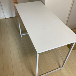 パソコンデスク　白　机　ホワイトの画像