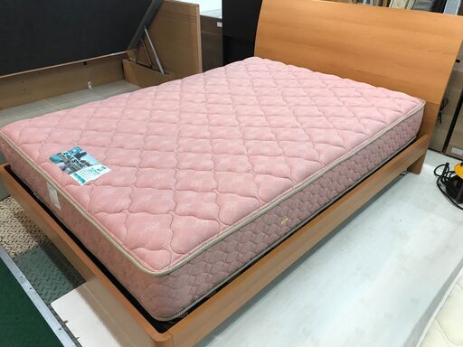 【愛品館八千代店】フランスベッド　ダブルベッド　③【愛八BD】
