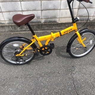 折りたたみ自転車20インチ6段変速