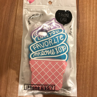 iPhone6 6s 7 新品 ケース ソフトクリーム カラフルの画像