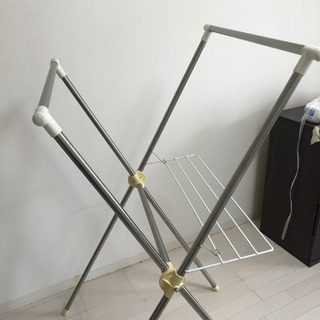 折りたたみ式ステンレス物干しスタンド　ピンチハンガー付の画像