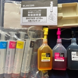 ブラザー用写真光沢紙と詰替インクキットの画像