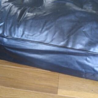 お取引中　エアーベット　ダブルサイズ　ブラック　エアーポンプ付きの画像