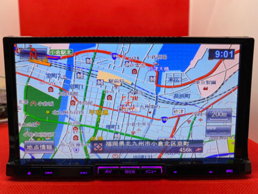 KENWOOD 彩速 MDV-626DT フルセグ　新品フィルム　動作確認済み1