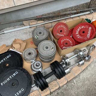 ダンベル　バーベル　セットの画像