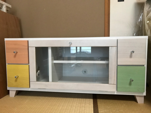 パステル　カラフル　TVボード（マカロン）