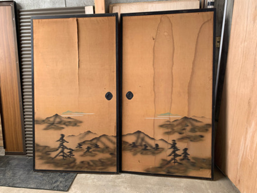 襖　建具　古民家リフォーム　古道具