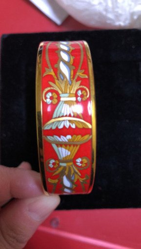 お値下げ エルメス エマイユ バングル