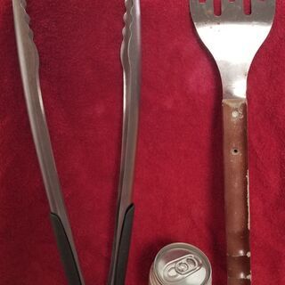 BBQ　バーベキュー　 ツール　2点セット　中古品　大型品の画像