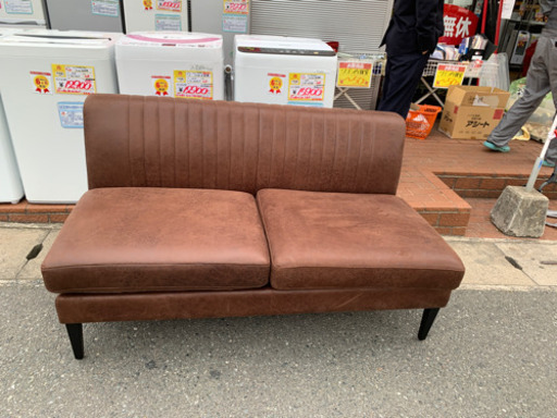 10/5 値下げ⭐️ヴィンテージStyle⭐️CRASH GATE Knot antiques 2人掛けソファ GRESS SOFA オイルレザー ノットアンティークス グレスソファ