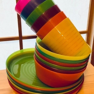IKEA コップ&深皿&平皿　⭐︎各6色セット⭐︎