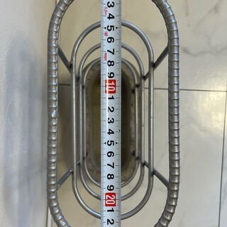 傘立て コンクリート打ちっぱなしのお部屋にピッタリ スチール&コンクリート製（H44.5・W25・D12cm）の画像