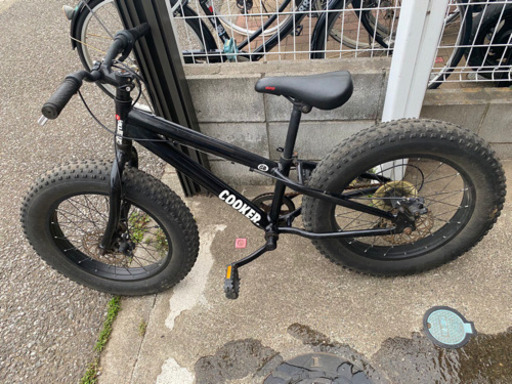 charge bike cooker ブラック　ファットバイク　値引き