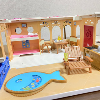 シルバニアファミリー シーサイド クルーズ ハウス ボートの画像