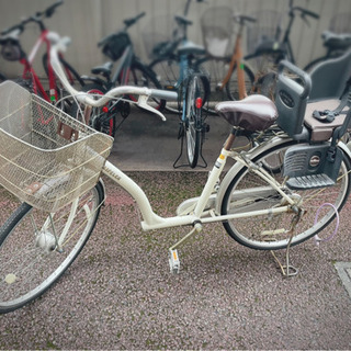 自転車　子供乗せ付き