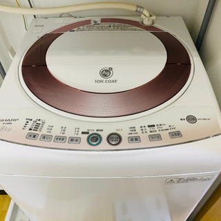 SHARP 8kg洗濯機の画像