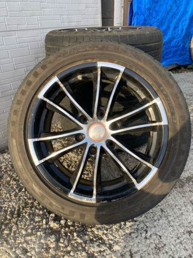 215 55 18 200系ハイエース　社外ホイール