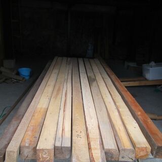 値引きします！材木（角柱）　１１本