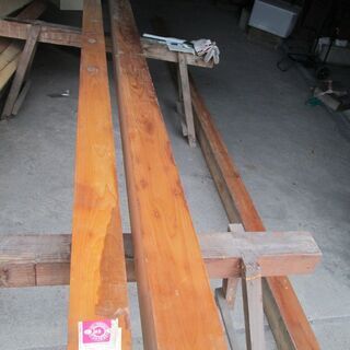 値引きします！材木（檜 集成化粧柱　２本）の画像