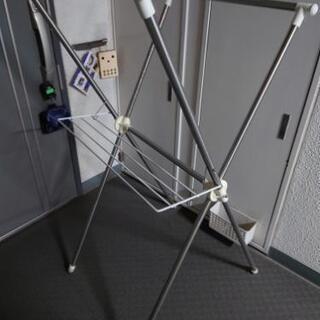アイリスオーヤマ 洗濯物干し 簡単組み立て 室内物干し X型 ス...