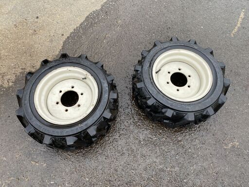 ヒゲがあるので多分未使用の保管品　ブリジストン　23X9.00-12　タイヤ、ホイール1セット(2本)　運搬車などに