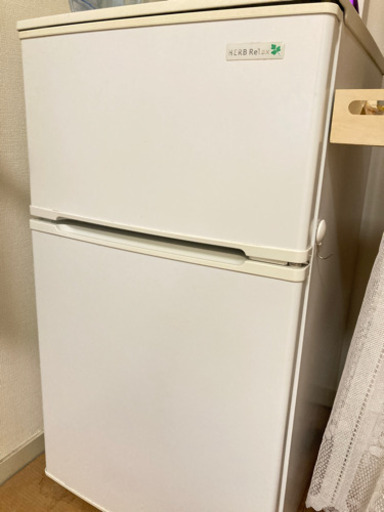 冷蔵庫　90リットル　売ります✨