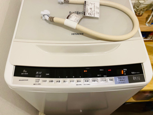 【美品】日立洗濯機 ビートウォッシュBW-V80A