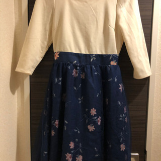 定価9000円ほどtitty&Co. ロザリーチュールコンビワンピース
