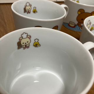 リラックマ　コップ4個まとめての画像