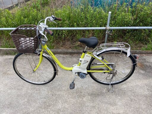 感謝セール 整備済新基準良品 Panasonic 12AH VIVIDX 26インチ 3段 充電器、鍵付 LED 電動アシスト自転車W65