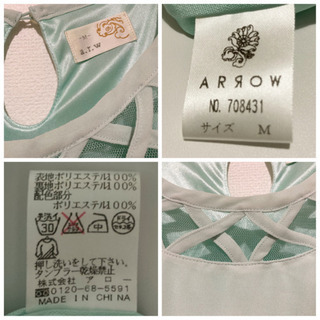 ARROW セミフォーマルワンピース(アイスグリーン/Ｍサイズ)の画像