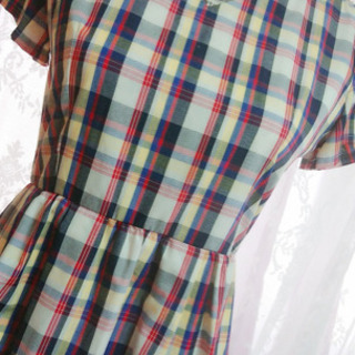 お値下げ可☆新品未使用♡haco.for seda♡ギンガムチェックワンピースの画像