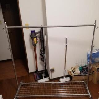 ハンガーラック 幅150cm 高さ調節可能