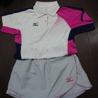 ミズノ テニスウェア上下セットの画像