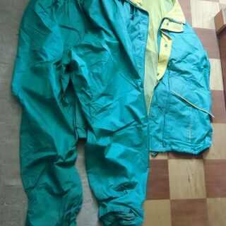 【取引成立】●無料● JUST ONE カッパ 雨具 上下セット...