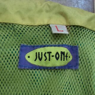 【取引成立】●無料● JUST ONE カッパ 雨具 上下セット 緑系 Lサイズ 差し上げます。＊石川県＊美川より＊期間限定の画像