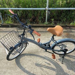 美品 整備済 THREE STONE  変速折りたたみ自転車 2...