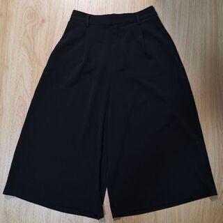 ガウチョパンツ黒