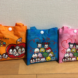 ディズニー　エコバッグ　3点
