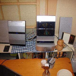 パイオニア　MD  CDステレオ　リモコン付き