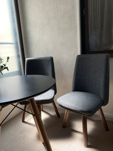 北欧デザイン らくらく回転チェアダイニング【cura】クーラ