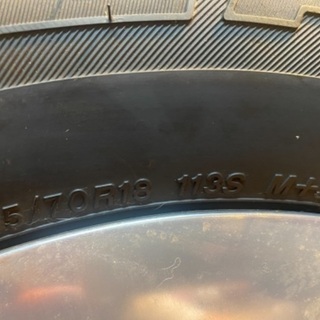 Jeep ラングラー　ノーマルタイヤ　5本譲りますの画像