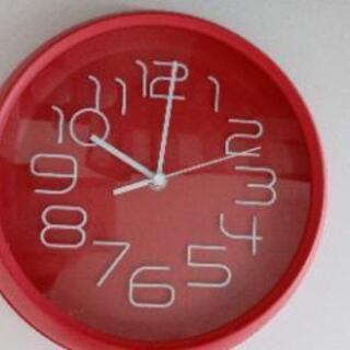 ニトリ☆赤い時計☆可愛い